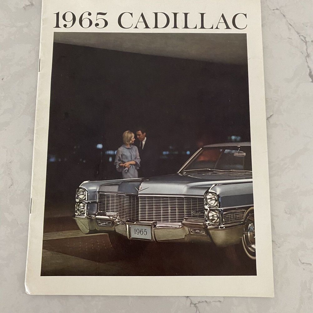 1965 Cadillac Calais Coupe - Hardtop - Sedan Automobile Dealer Sales Brochure
